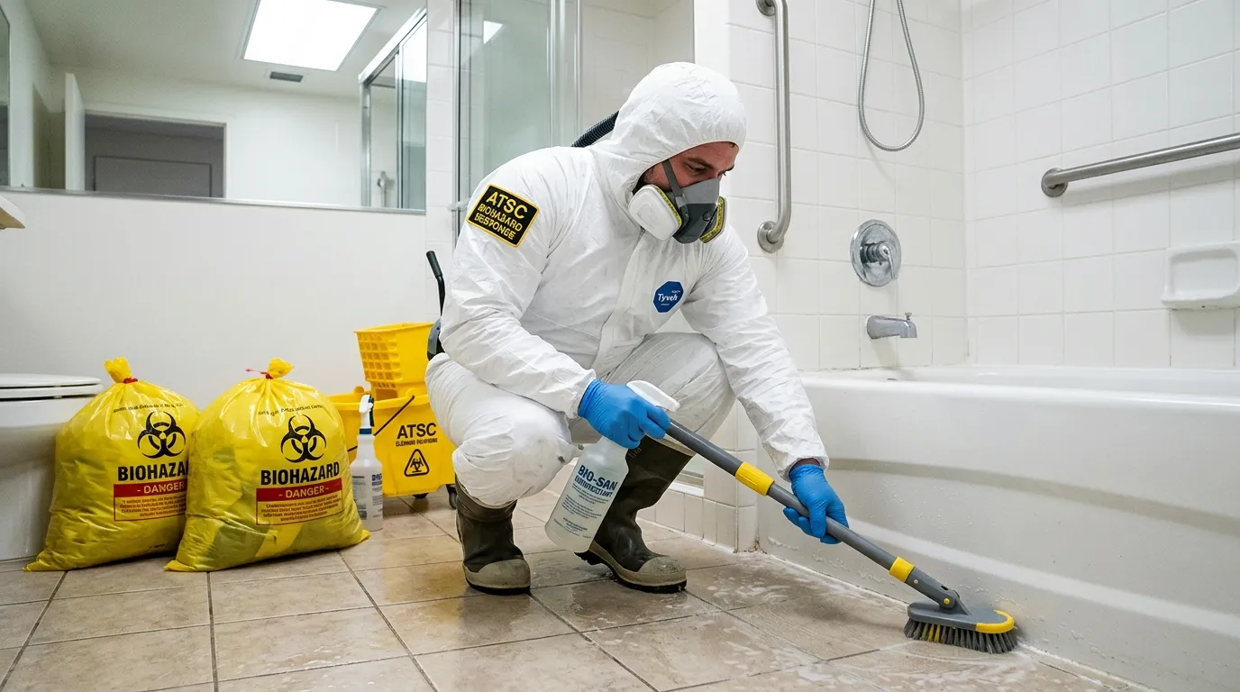 Decontamination equipment deployed for Blood Cleanup in Bridesburg